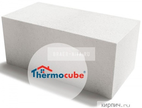 Блок газосиликатный Д600 600х200х375 Thermocube