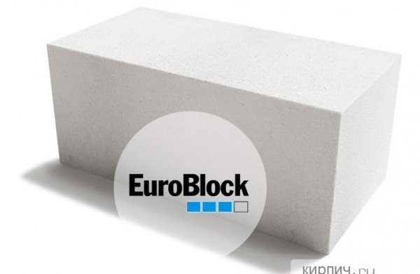 Блок газосиликатный Д500 600х200х300 Euroblock
