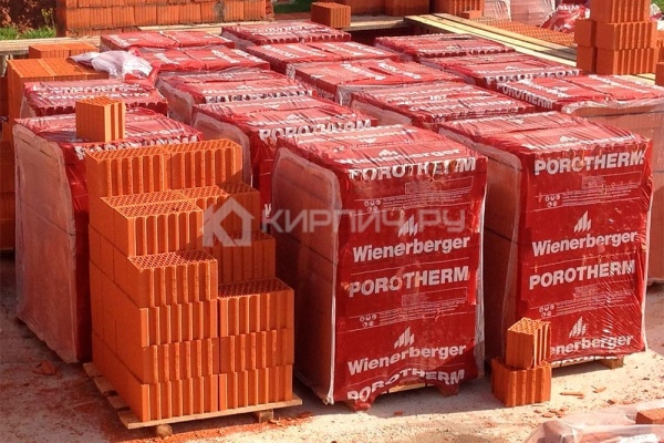 Блок керамический Porotherm 25М поризованный 10,53 НФ