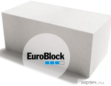 Блок газобетонный Д500 600х300х100 Euroblock