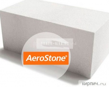 Блок газобетонный Д600 625х200х400 Aerostone