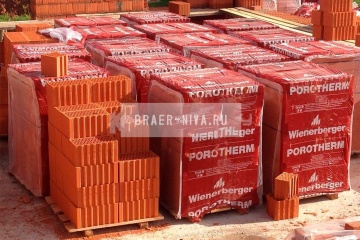 Блок керамический Porotherm 25М поризованный 250*375*219 НФ