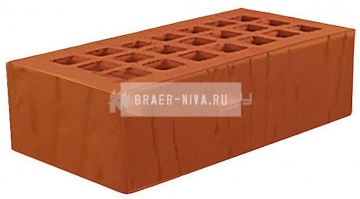 Кирпич облицовочный красный одинарный Береза М-150 Воротынск
