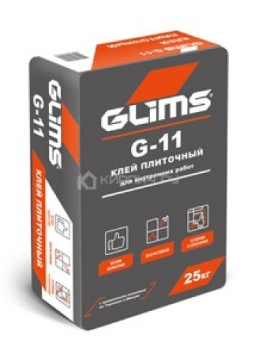 Клей плиточный GLIMS G 11 25 кг