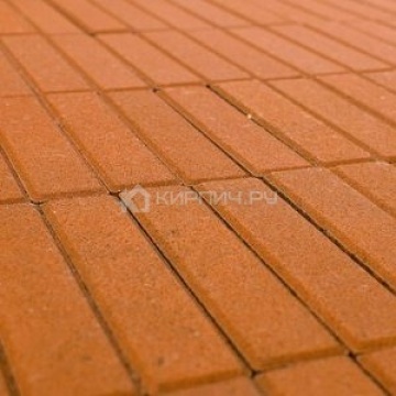 Тротуарная плитка Прямоугольник 200х50х60 оранжевый
