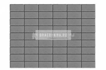 Тротуарная плитка Steingot Брусчатка 200х100х60 серый
