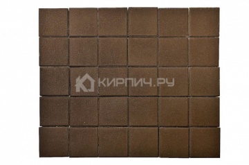 Тротуарная плитка Steingot Квадрат 100x100х60 коричневый