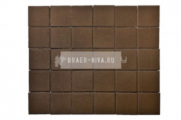 Тротуарная плитка Steingot Квадрат 300x300х50 коричневый