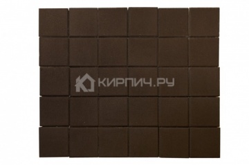 Тротуарная плитка Steingot Квадрат 300x300х50 темно-коричневый
