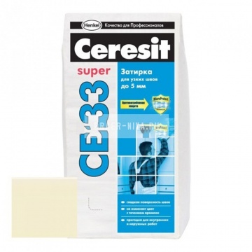 Затирка для узких швов Ceresit CE33 Super №41 натура 2 кг